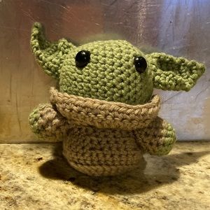Baby Yoda Star Wars crochet character